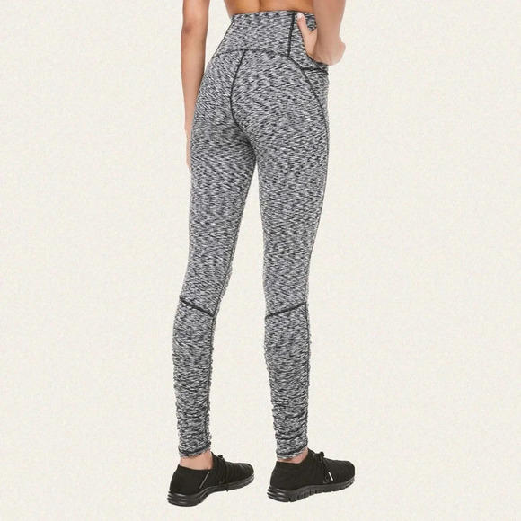 Lululemon Athletica Black and Gray Leggings - Picture 3 of 7